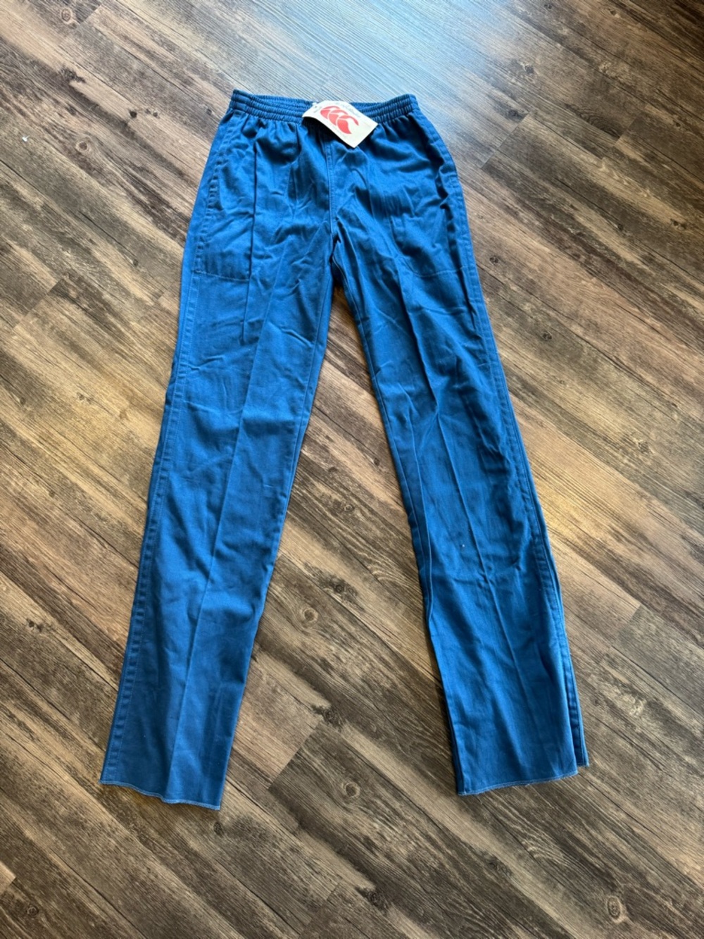 NWT Vintage Canterbury New Zealand Men’s Blue Rugby Pants 100% Cotton